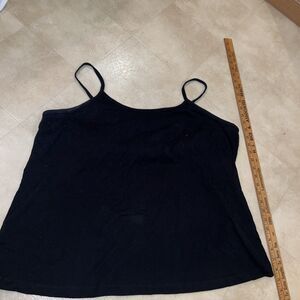 Roamans Black Camisole Top w/ Adjustable Straps - Size 3XL 30/32